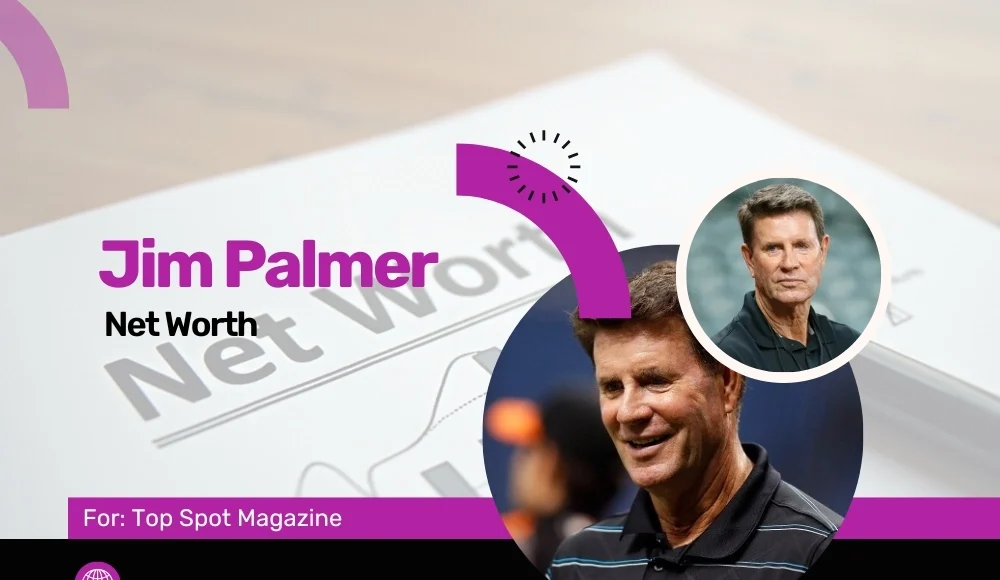 Jim Palmer Net Worth infographic featuring baseball legend's portrait