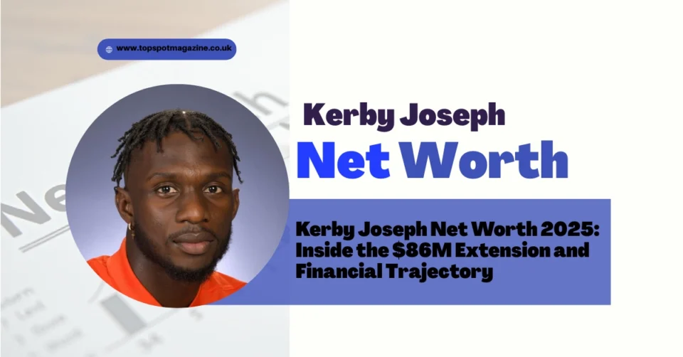 Kerby Joseph Net Worth-Detroit Lions safety celebrates record $86 million contract extension, becoming the NFL’s highest-paid safety in 2025.