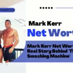 Mark Kerr Net Worth — A throwback image of MMA icon Mark Kerr posing with a fellow fighter, capturing the strength behind 'The Smashing Machine' legacy.