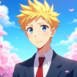 Colorful illustration of Animeidhen’s main characters in a dynamic pose, capturing the vibrant spirit and adventure of the Animeidhen universe.