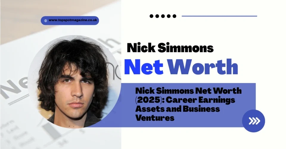 Nick Simmons Net Worth article banner highlighting his 2025 financial profile, career earnings, and business ventures.