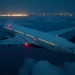 Delta Flight DL275 Diverted LAX emergency showing Airbus A350 with engine anti-ice failure over Pacific Ocean at night