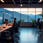 Revo Technologies Murray Utah office with IT support team working on computers and network security solutions