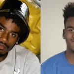 Darez Diggs posing in football gear, showcasing athletic strength and confidence on the field.