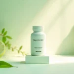 Depomin82 supplement bottle for energy focus and stress relief wellness support