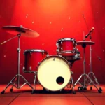 Meg White minimalist drum kit representing half of a 1990s-2000s rock duo with six Grammys The White Stripes
