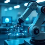 JKUHRL-5.4.2.5.1J Model automation system with sensors and digital monitoring in manufacturing facility