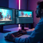 Source Filmmaker SFM Compile process showing video rendering and export settings on computer screen