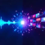 AI music video generator creating professional music videos with automated visual effects synced to audio tracks