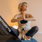 Senior woman wearing B06X95MVYN pad, enjoying freedom—Best Solutions for Managing Bladder Weakness.