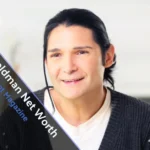Corey Feldman Net Worth highlighted with a photo of Corey at an event, reflecting his career, fame, and financial ups and downs.