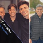 Saul Consuelos smiling at an event with his family