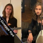 Portrait of Sergio Giuseppe Ripa smiling during a live performance.