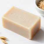 Eczedone soap review natural bar soap for eczema treatment with colloidal oatmeal on white background