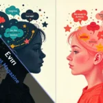 Evırı mindset transformation visual showing belief reversal from negative to positive patterns