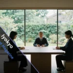 Illustration showing jyokyo: observing social cues, reading context, and navigating situations effectively.