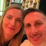 María Bernarda Giménez with husband Christian Giménez and son Santiago Giménez at family celebration