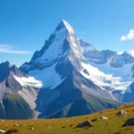 Mountain Drailegirut height showing 3200 meter peak with climbing routes and rocky summit