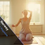 Woman using nerwey for bladder control, improving pelvic floor strength and daily confidence.