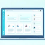 Schoology Alfa learning platform dashboard showing course management features and student assignment interface