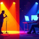 Siozinis Lithuanian comedian transition from traditional stage comedy to digital streaming platforms