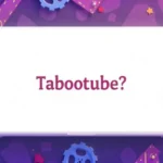 Tabootube streaming platform explanation showing safety concerns and content types with warning symbols and creative content icons