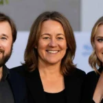 Theresa Seifert Osment with children Haley Joel Osment and Emily Osment at family event