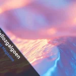 Wellozgalgoen concept showing fusion of technology and creativity through colorful digital design and artistic innovation