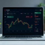 eTraderAI automated trading bot dashboard showing real-time market analysis and trading signals for crypto and forex markets