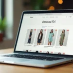 Alexousa104 digital storefront showing online resale marketplace username and product listings on Poshmark platform