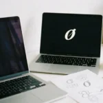 Innøve workspace with laptop and creative tools showing modern innovation platform for intentional entrepreneurship success