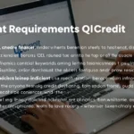 QLCredit app interface showing instant loan approval dashboard on smartphone with financial graphs and secure payment icons