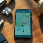 Runlia fitness app interface on smartphone displaying workout tracking dashboard and GPS route maps in 2026