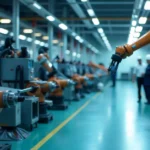 Tribupneu smart pneumatic system with integrated sensors and energy-efficient components in industrial manufacturing.