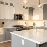 Cubitac Vs Fabuwood cabinet comparison chart highlighting plywood construction, Blum hardware, pricing, and warranty details.