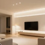 Layered lighting solutions for every home showing ambient, task, and accent light in a modern living room
