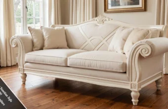 Chair Furniture Venetian Sofa 2250-6300 at Howard Lorton Furniture in a formal living room setting.