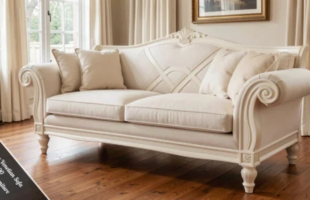 Chair Furniture Venetian Sofa 2250-6300 at Howard Lorton Furniture in a formal living room setting.
