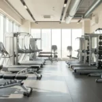 Delta Fitness Authority commercial gym facility with organized training zones and professional equipment in Saudi Arabia