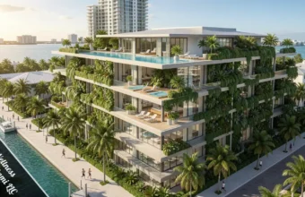 Sunset Harbour Miami wellness real estate investment by EOS Wellness Real Estate Miami LLC at 1771 West Avenue waterfront location.