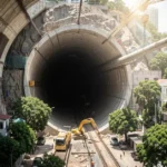 Map showing Metro Manila Subway to go under Corinthian Village with Tandang Sora Station highlighted.