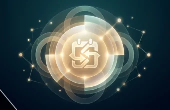 Abstract illustration representing the beliktal concept with glowing geometric shapes and layered meaning