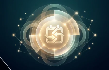 Abstract illustration representing the beliktal concept with glowing geometric shapes and layered meaning