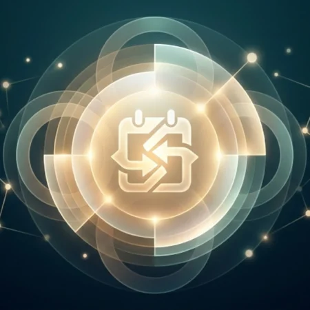 Abstract illustration representing the beliktal concept with glowing geometric shapes and layered meaning