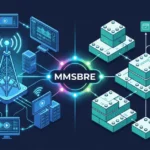 MMSBRE diagram showing media streaming relay and modular business framework side by side