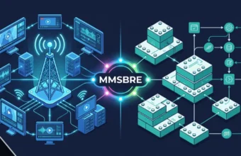 MMSBRE diagram showing media streaming relay and modular business framework side by side