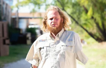 SSGT Marcus Burleson receiving his mortgage-free smart home on November 21 2017