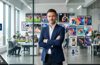 Brian Goldberg, founder of Bleacher Report and Bustle Digital Group, digital media entrepreneur and CEO
